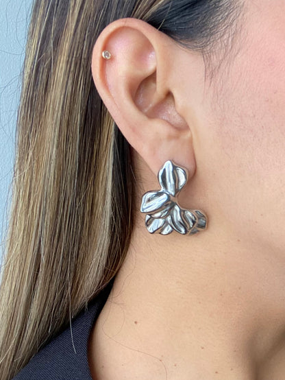 Aretes Airen Plateado