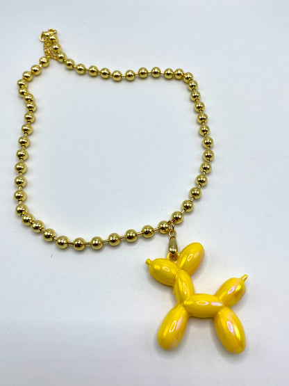 Collar Perlette Amarillo